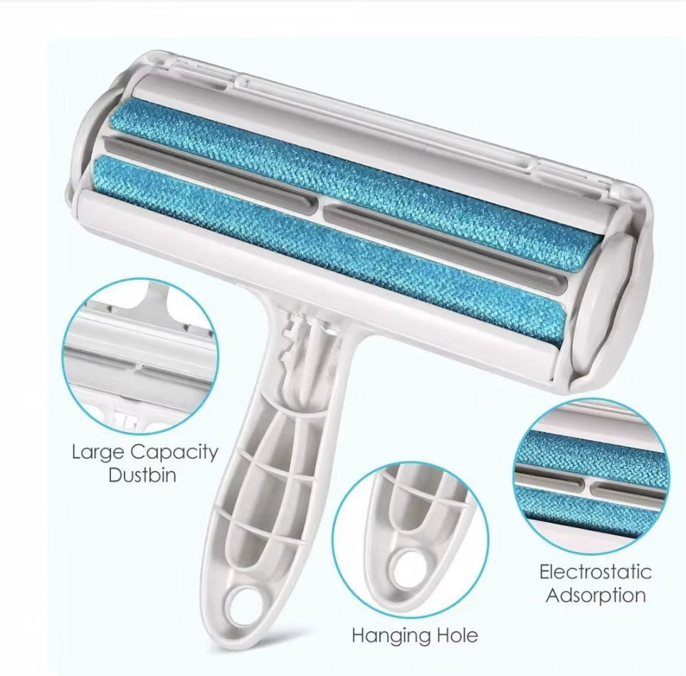 Self-Cleaning Lint Roller Set for Upholstery and Carpets