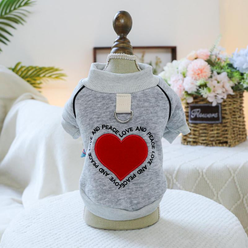 Paw-sitively Adorable Love Letter Sweatshirt: Because Your Fur Baby Deserves to Strut in Style!