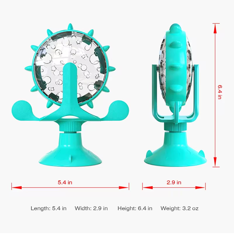 Interactive Treat Dispensing Toy for Cats and Small Dogs