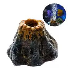 Aquarium Volcano Landscape Simulation Rockery Aerator with Bubble Stone Oxygenation System