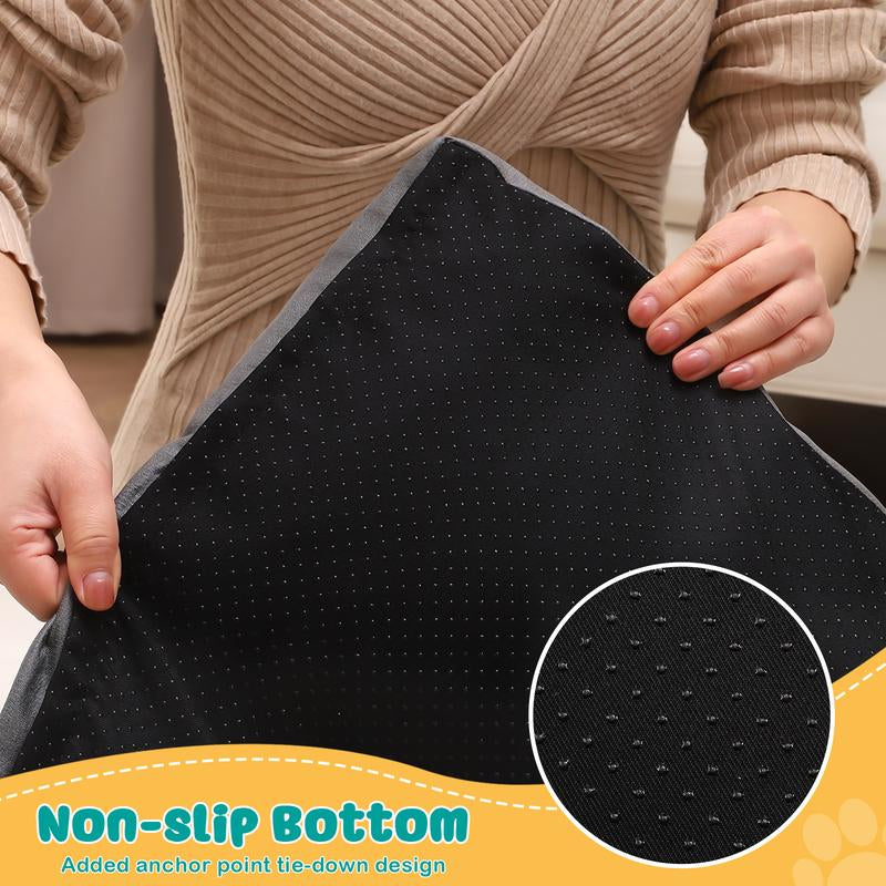 Luxurious Large/XL Dog Bed - Washable Flannel Cover, Super Soft & Comfy Anti-Slip Sleeping Mat for Ultimate Pet Comfort