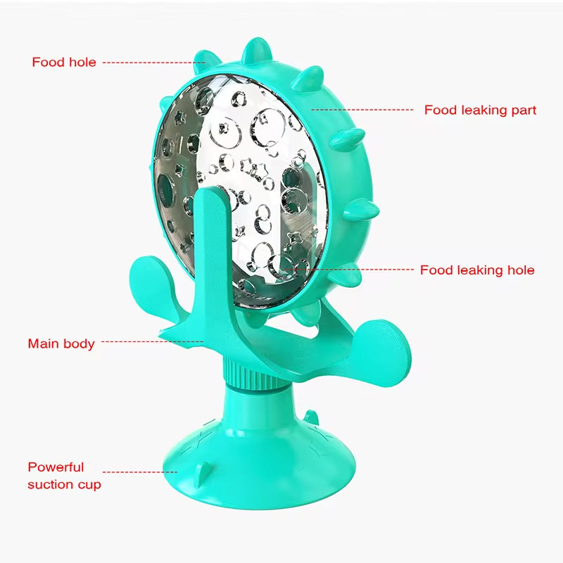 Interactive Treat Dispensing Toy for Cats and Small Dogs