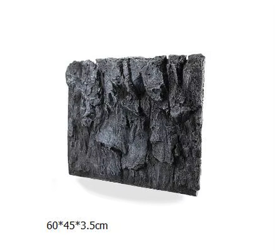 3D Stone Model Rock Background for Reptile Vivarium and Aquarium Decor - Lizard, Gecko, Frog Landscaping Imitation for Rainforest Environments