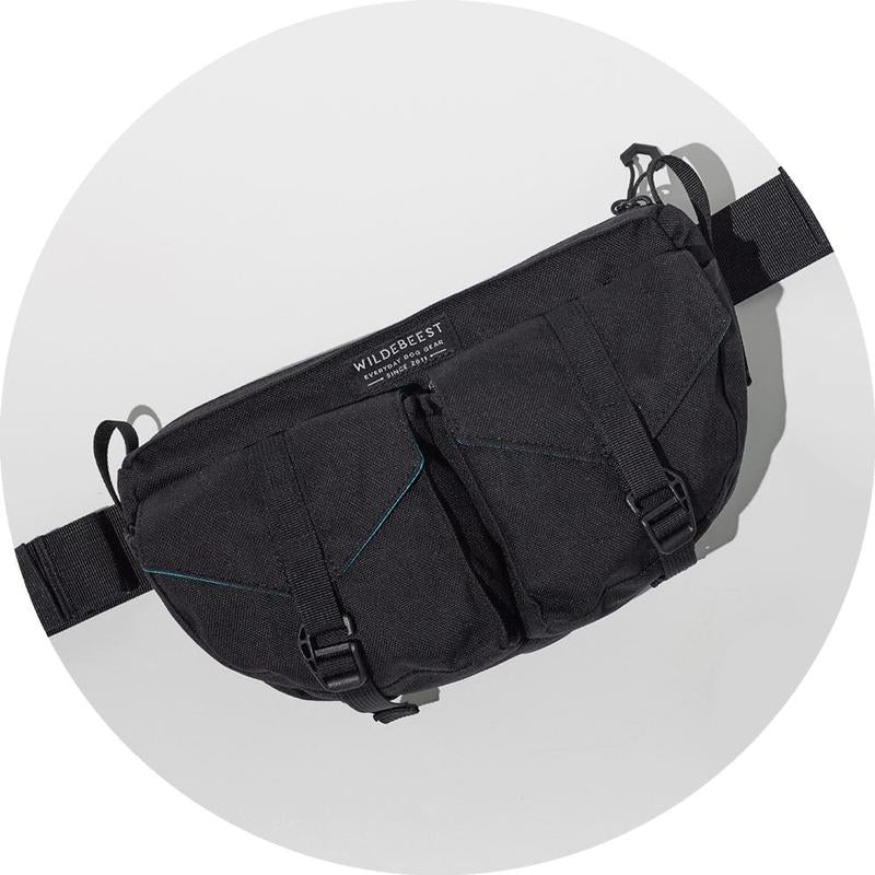 Wildebeest Farallon Field Day Bag - Waterproof, Magnetic Treat Pockets & Built-In Poop Bag Dispenser with Waist Strap