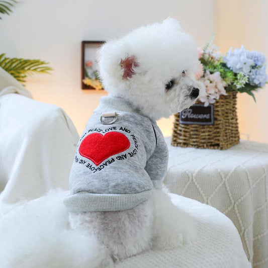 Paw-sitively Adorable Love Letter Sweatshirt: Because Your Fur Baby Deserves to Strut in Style!